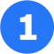 Blue circle with number one (1)